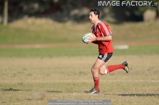 2014-11-02 CUS PoliMi Rugby-ASRugby Milano 0758